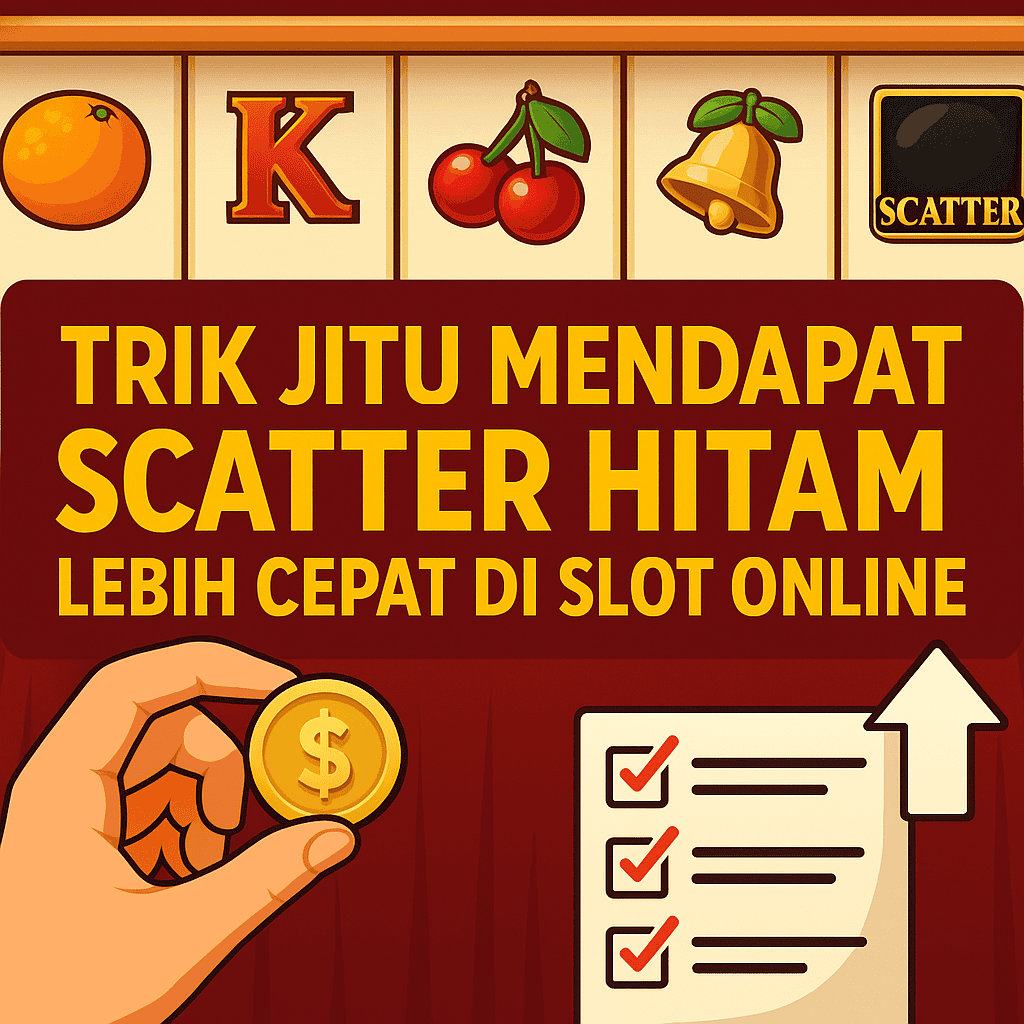 Trik Jitu Mendapat Scatter Hitam Lebih Cepat di Slot Online