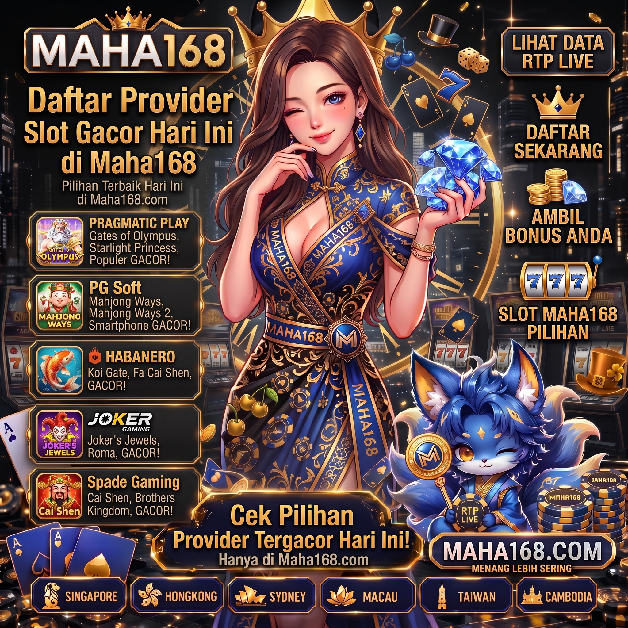 Daftar Provider Slot Gacor Hari Ini di Maha168 Panduan Lengkap